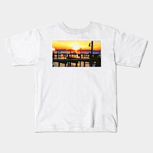 Kirkland Marina Sunset Kids T-Shirt